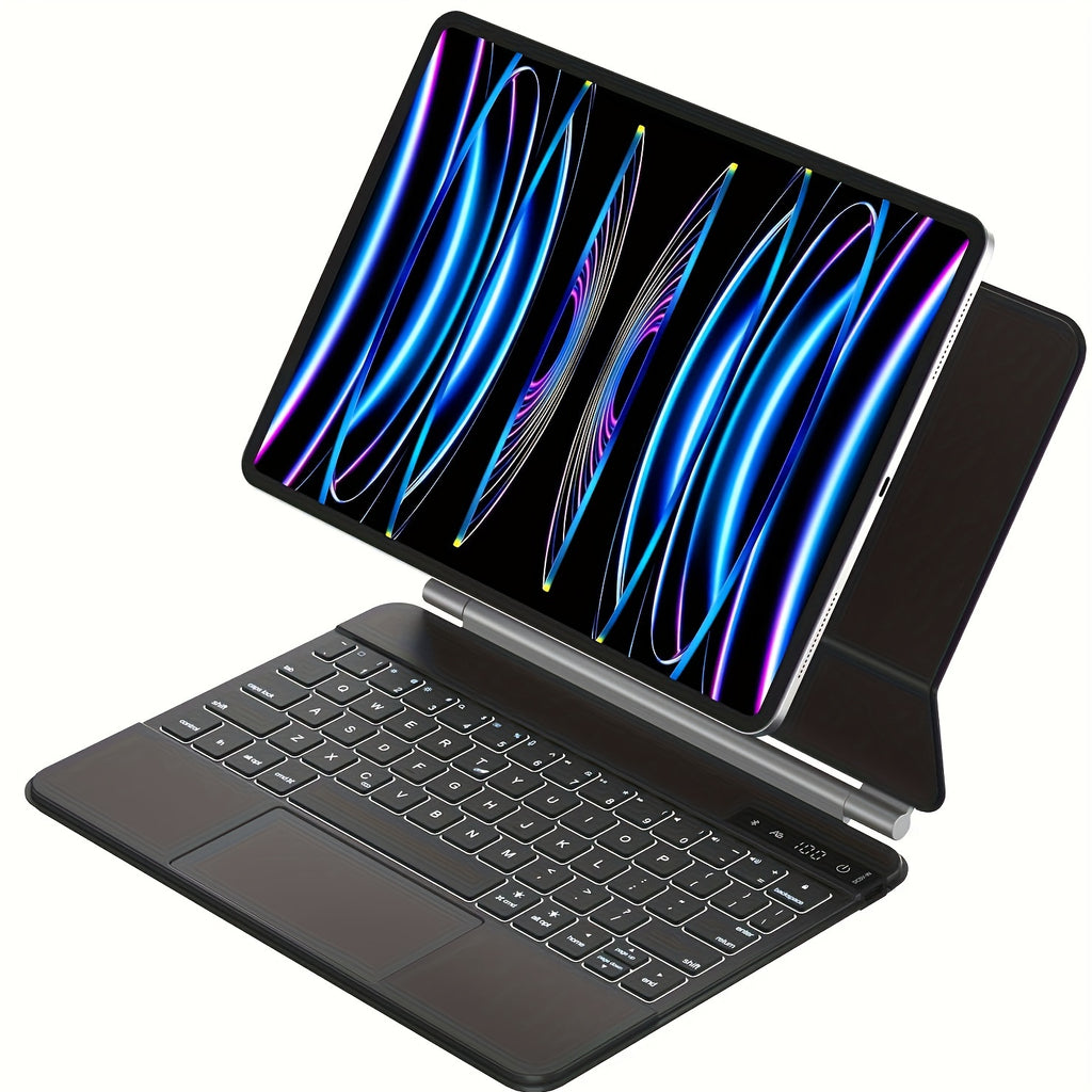 iPad Pro 11 Inch Case with Keyboard White, Magic Keyboard, Multi-Touch Trackpad, Floating Cantilever Stand, Smart Backlit Keyboard Case for 11\