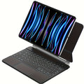 iPad Pro 11 Inch Case with Keyboard White, Magic Keyboard, Multi-Touch Trackpad, Floating Cantilever Stand, Smart Backlit Keyboard Case for 11\