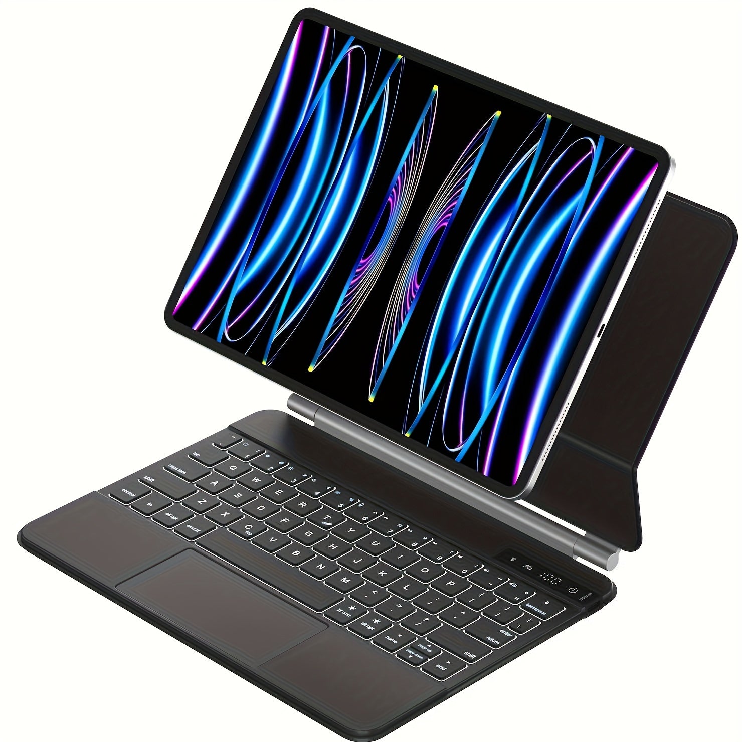 iPad Pro 11 Inch Case with Keyboard White, Magic Keyboard, Multi-Touch Trackpad, Floating Cantilever Stand, Smart Backlit Keyboard Case for 11\