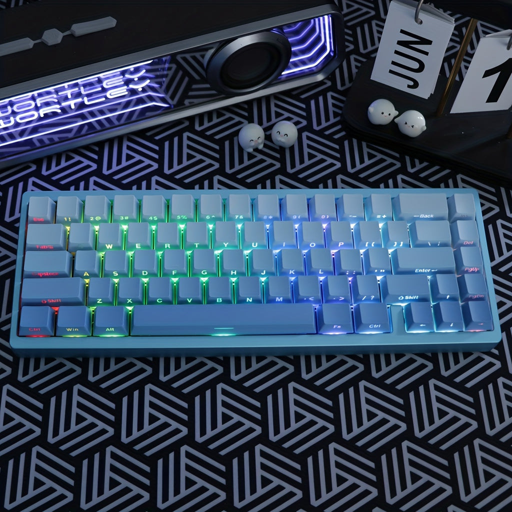Robust All-Aluminum Frame Mechanical Keyboard Featuring Gasket Mounting And Tri-Mode Connectivity with 2.4G Wireless And Wired Options