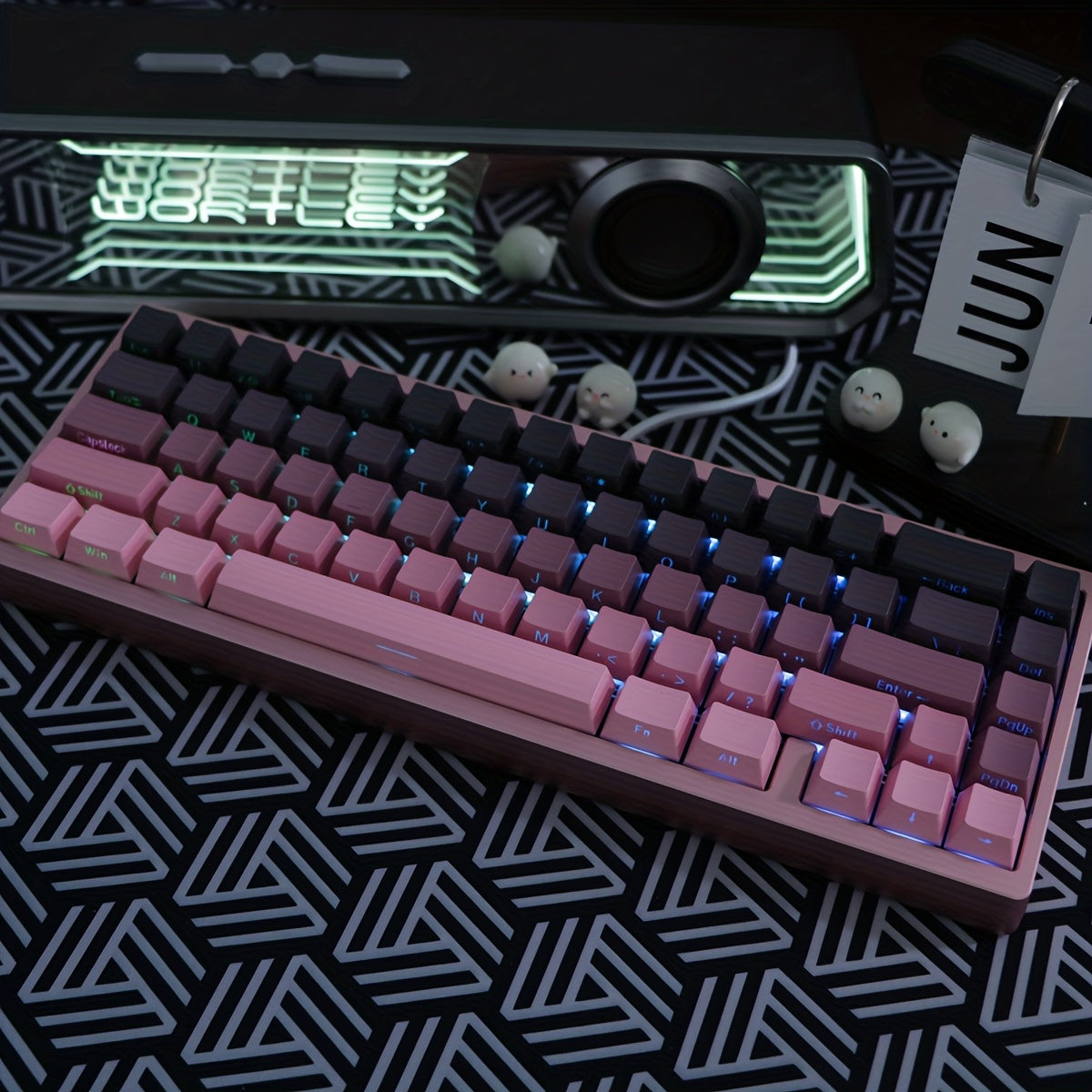 Robust All-Aluminum Frame Mechanical Keyboard Featuring Gasket Mounting And Tri-Mode Connectivity with 2.4G Wireless And Wired Options