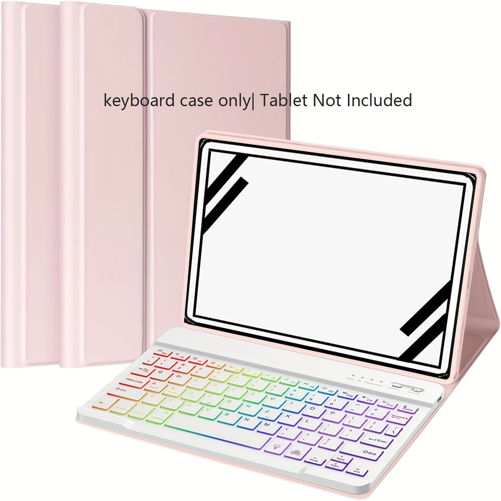 Only Tablet Case Applicable for Sumsung Galaxy Tab A9 Plus\u002FA9+ 5G 11-inch (SM-X210\u002FX216\u002FX218), Detachable Wireless Keyboard, Smart Double-opening Cover, Soft Protective Case, Automatic Sleep\u002Fwake-up