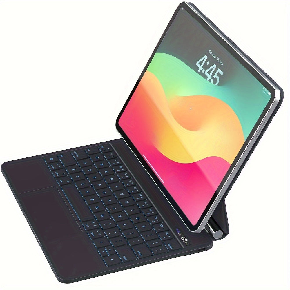 iPad Pro 11 Inch Case with Keyboard White, Magic Keyboard, Multi-Touch Trackpad, Floating Cantilever Stand, Smart Backlit Keyboard Case for 11\