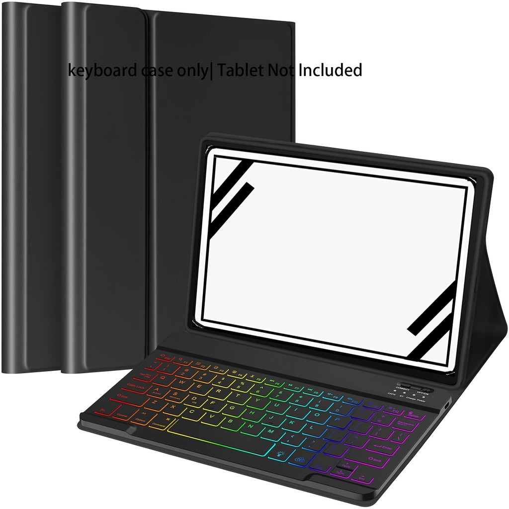Only Tablet Case Applicable for Sumsung Galaxy Tab A9 Plus\u002FA9+ 5G 11-inch (SM-X210\u002FX216\u002FX218), Detachable Wireless Keyboard, Smart Double-opening Cover, Soft Protective Case, Automatic Sleep\u002Fwake-up