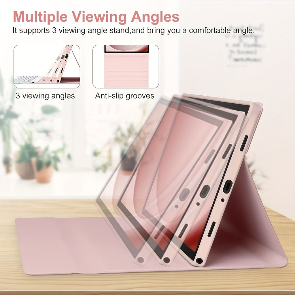 Only Tablet Case Applicable for Sumsung Galaxy Tab A9 Plus\u002FA9+ 5G 11-inch (SM-X210\u002FX216\u002FX218), Detachable Wireless Keyboard, Smart Double-opening Cover, Soft Protective Case, Automatic Sleep\u002Fwake-up
