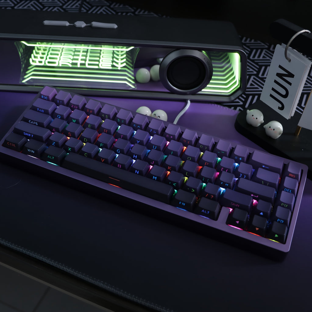 Robust All-Aluminum Frame Mechanical Keyboard Featuring Gasket Mounting And Tri-Mode Connectivity with 2.4G Wireless And Wired Options